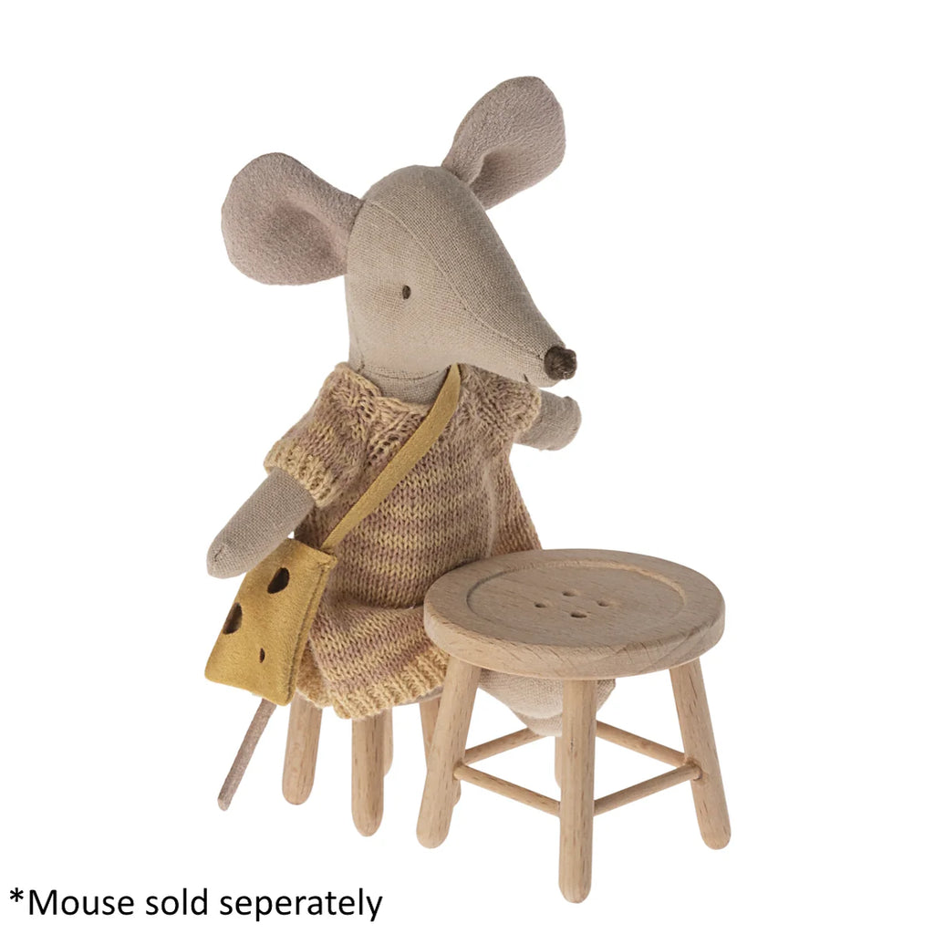 Maileg - Table And Stool Set Mouse (2024)