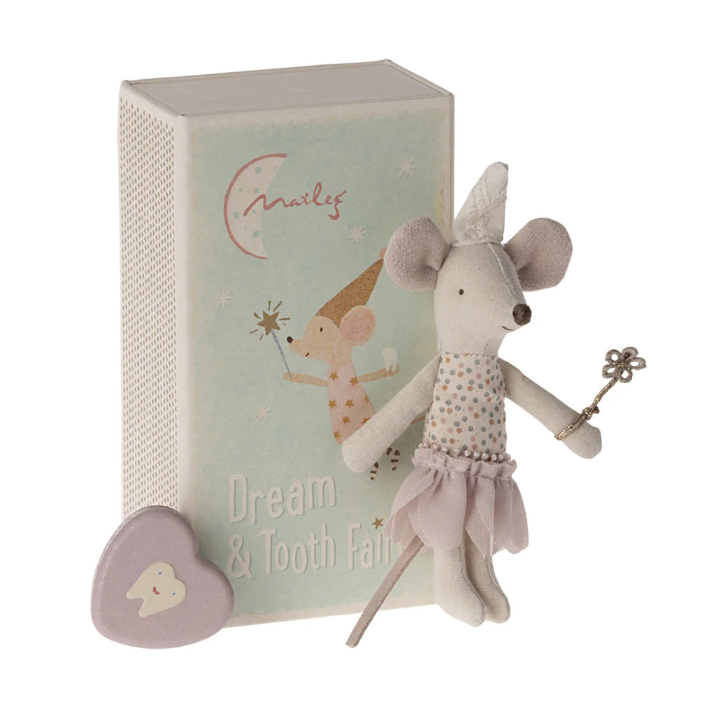 Maileg - Tooth Fairy Mouse Little Sister in box