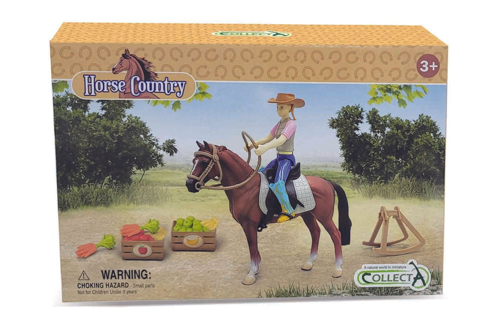 CollectA - Cowgirl Rider with Horse & Accessories Box Set 2024