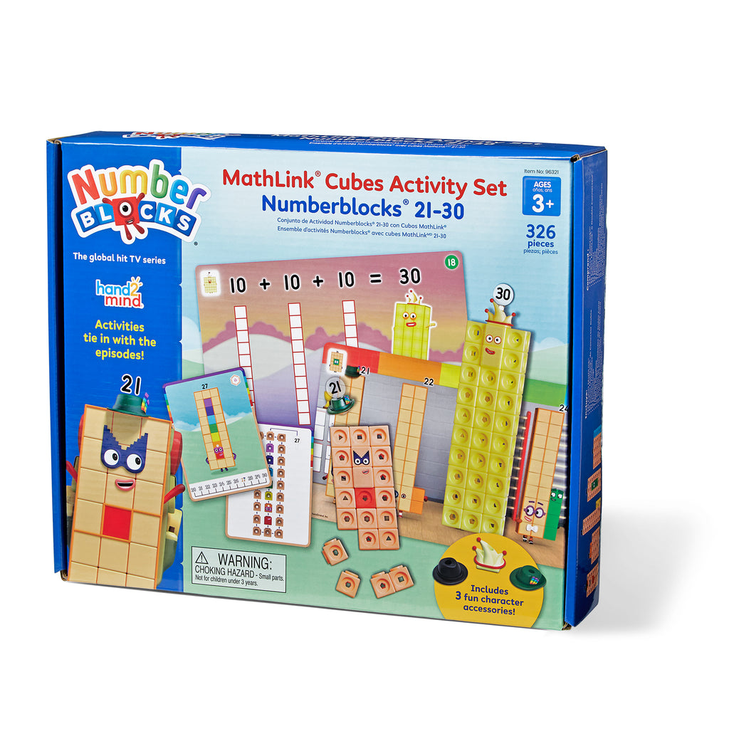 NUMBERBLOCKS® MathLink® Cubes 21-30 Activity Set