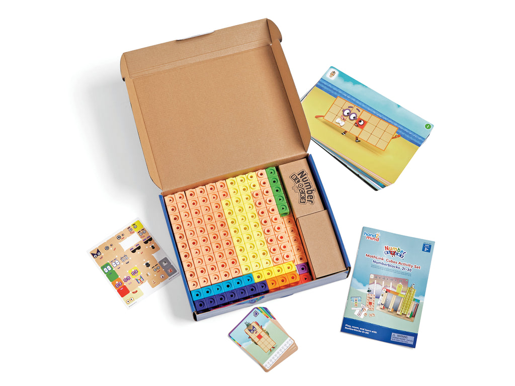 NUMBERBLOCKS® MathLink® Cubes 21-30 Activity Set