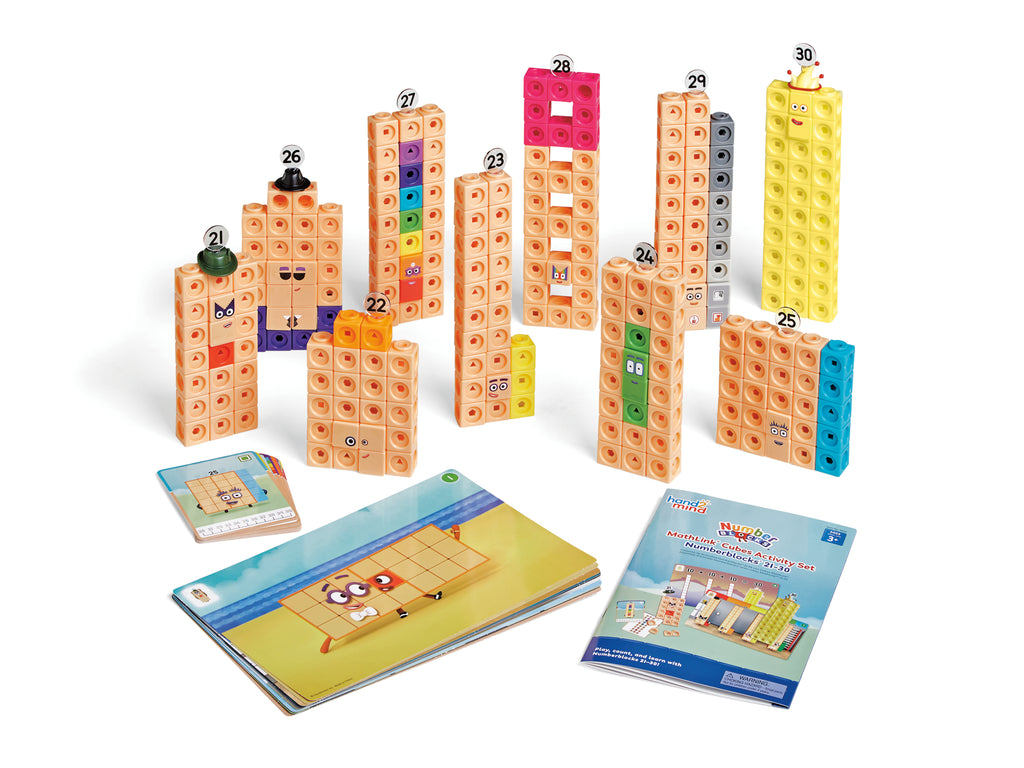 NUMBERBLOCKS® MathLink® Cubes 21-30 Activity Set