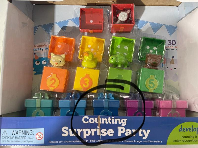 SECONDS - Learning Resources - Counting Surprise Party