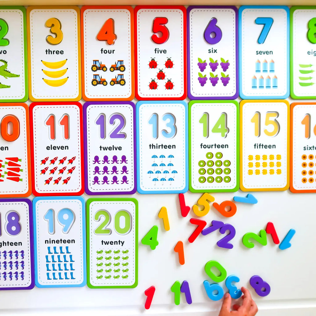 Curious Columbus - 123 Flashcards & Magnetic Numbers