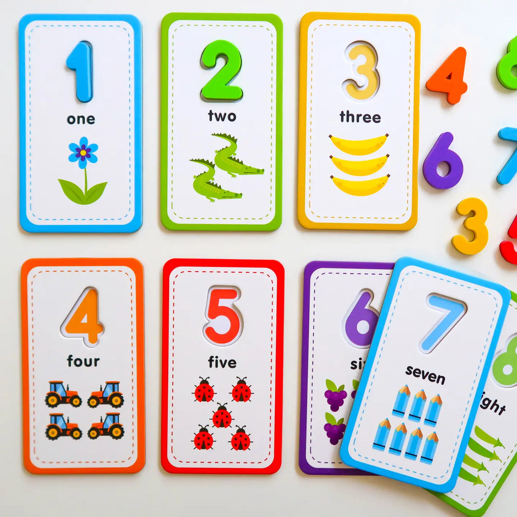 Curious Columbus - 123 Flashcards & Magnetic Numbers