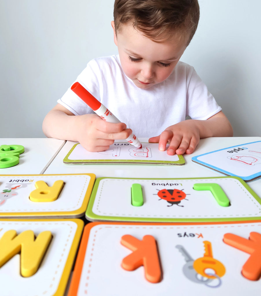 Curious Columbus - ABC Flashcards & Magnetic Letters