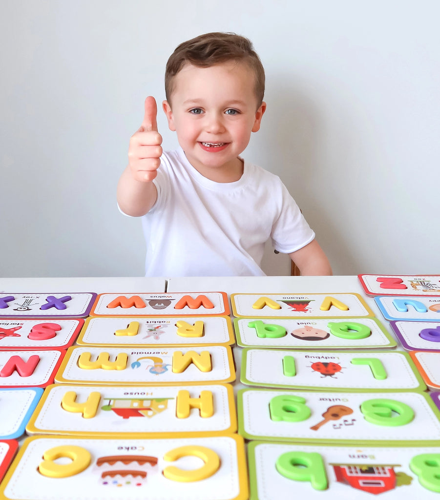 Curious Columbus - ABC Flashcards & Magnetic Letters