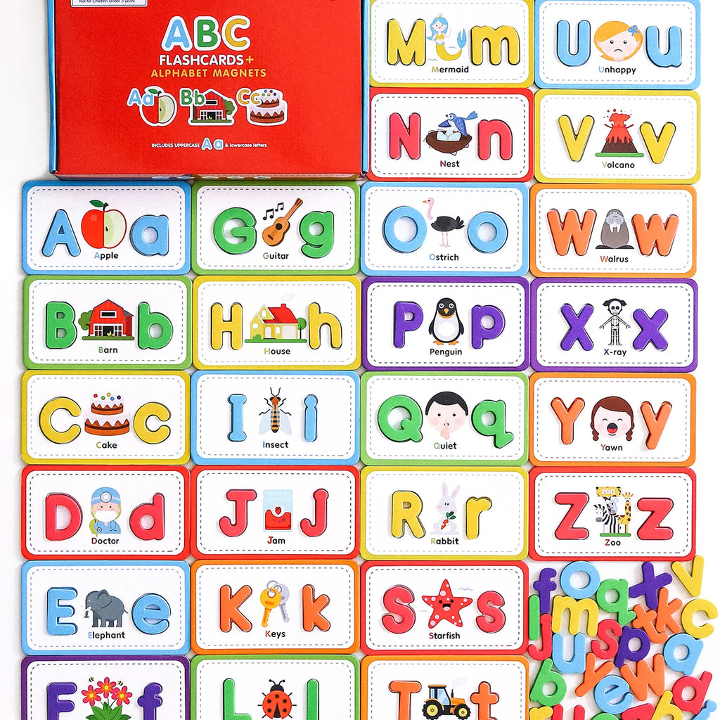 Curious Columbus - ABC Flashcards & Magnetic Letters