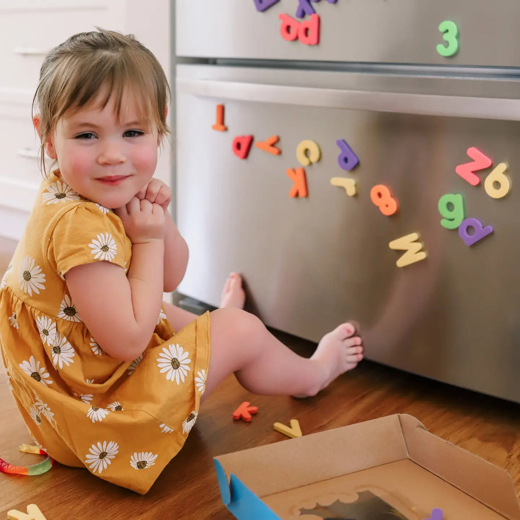 Curious Columbus - Magnetic Letters and Numbers