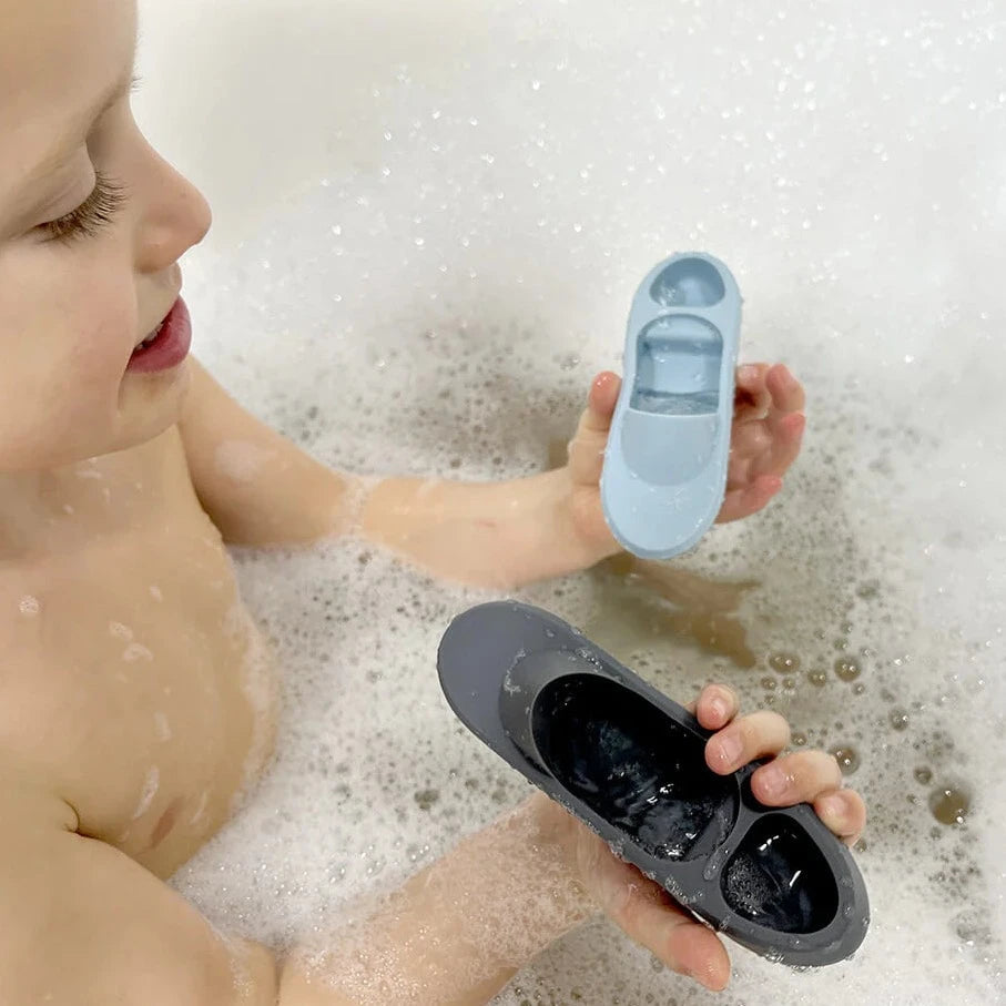 Cherub Baby - silicone bath toys played in bath with bubbles