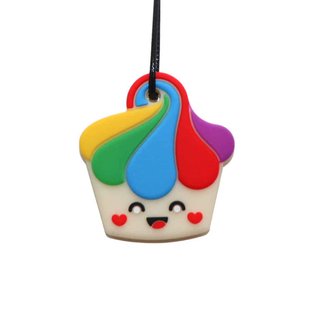 Jellystone - Sensory Chew Pendant - Cupcake (Medium)