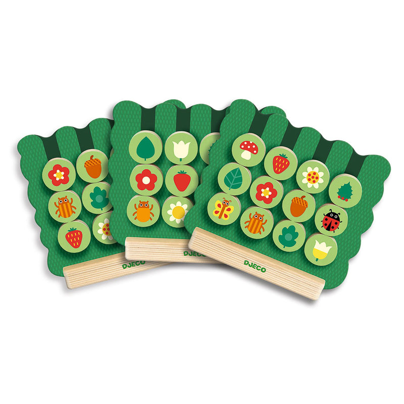 Djeco - Garden Vertical Wooden Game (12 Pc)