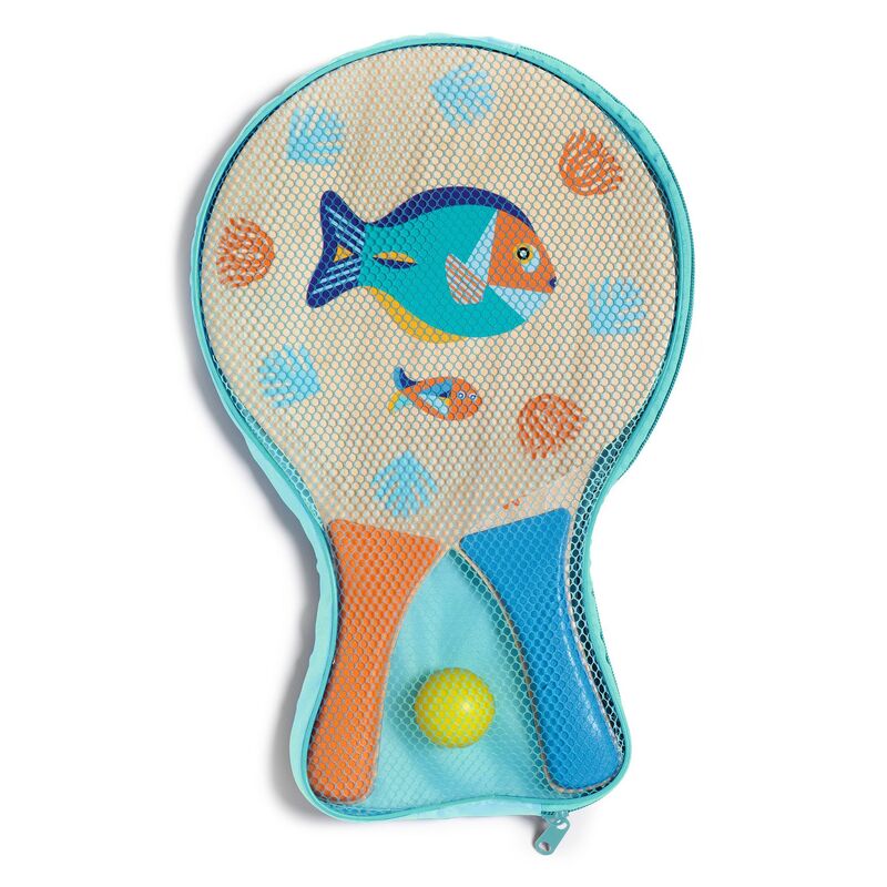 Djeco - Sea Beach Racket Set with Ball