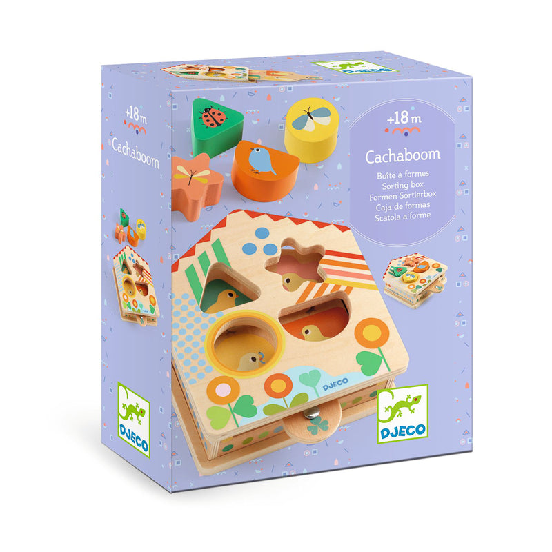 Djeco - Cachaboom Wooden Sorting Box