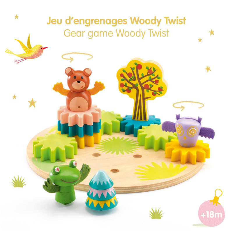 Djeco - Woodytwist Wooden Puzzle