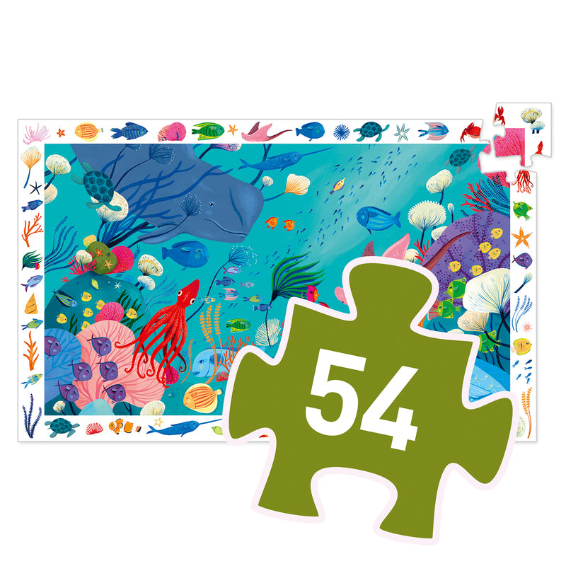 Djeco - Aquatic 54pc Observation Puzzle