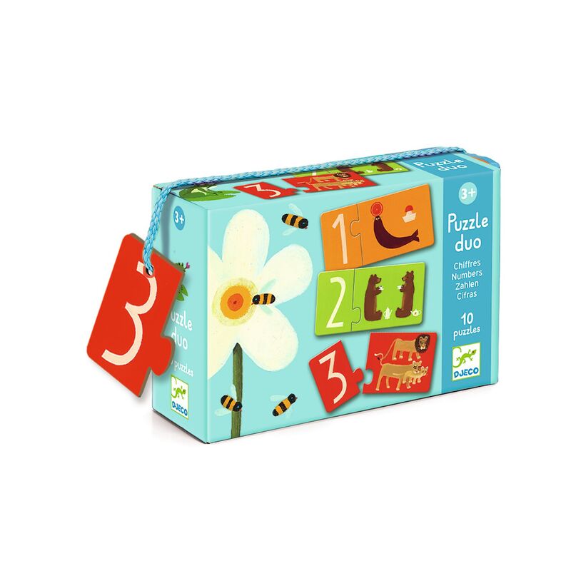 Djeco - Duo Numbers Puzzle (20 pc)