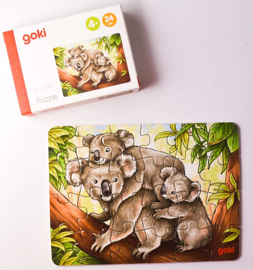 Goki - Mini-Puzzle Australian Animals