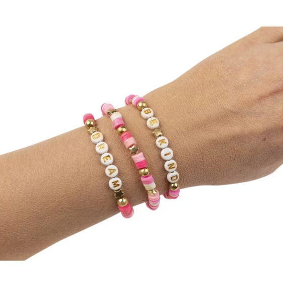 Friendship Bracelet Set - Pink