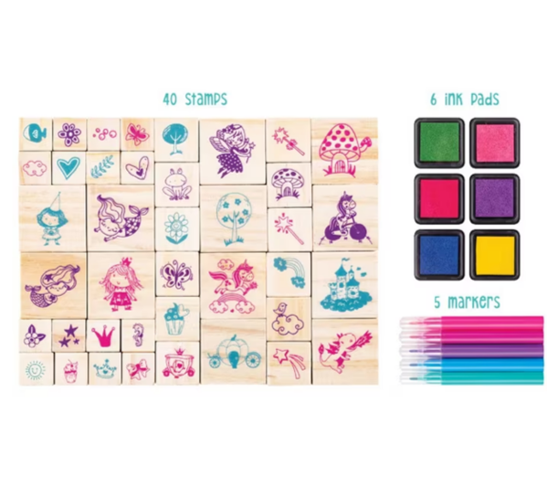 EC Wooden Stamp Set 51pc - Once Upon A Time