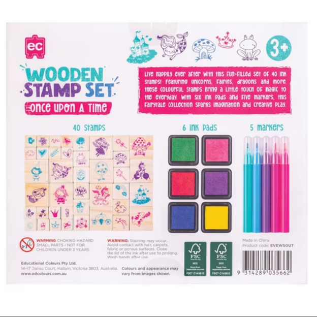 EC Wooden Stamp Set 51pc - Once Upon A Time