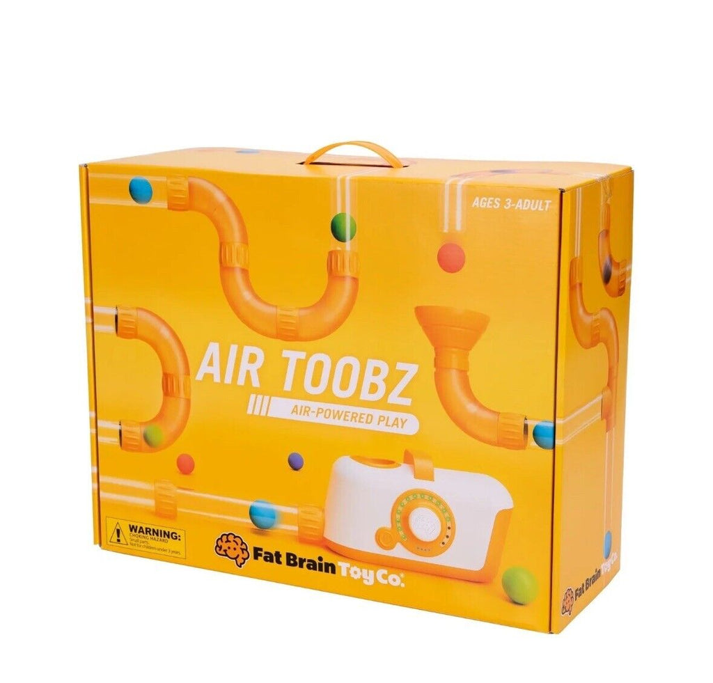 Fat Brain Toys Air Toobz Air-Powered STEM Building Toy Box Packaging