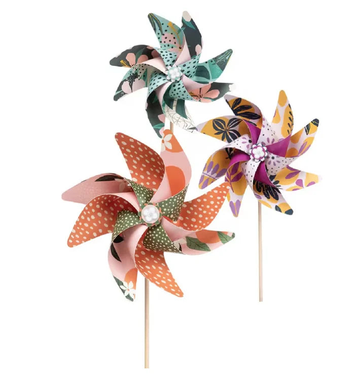 DIY Kids craft set making windmills