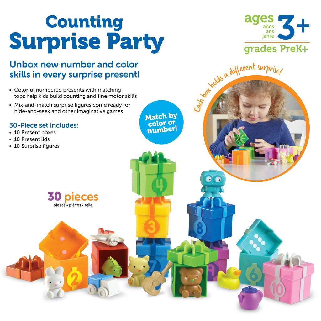 SECONDS - Learning Resources - Counting Surprise Party