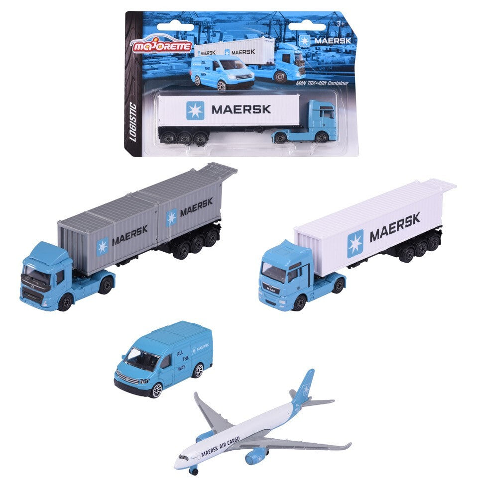 Majorette - Maersk Transport Vehicles (Individual Assorted)