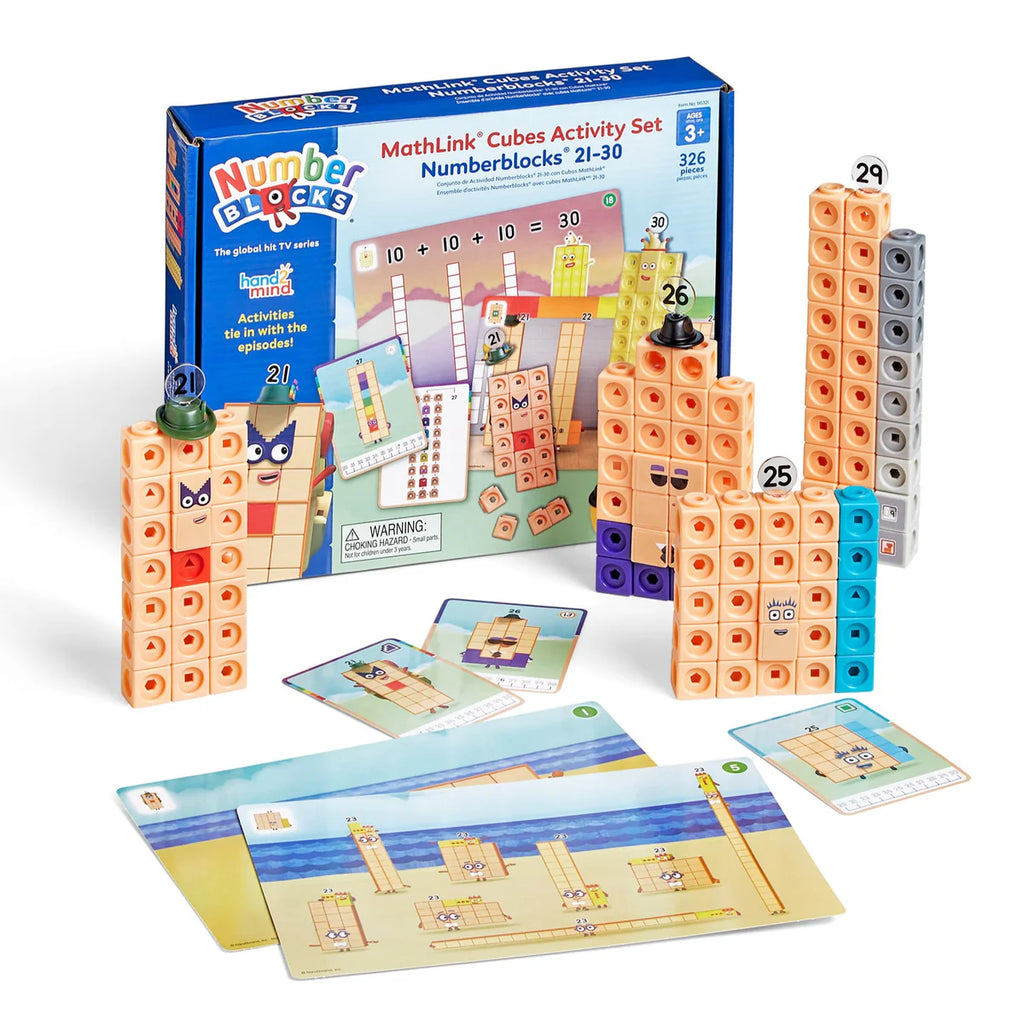 NUMBERBLOCKS® MathLink® Cubes 21-30 Activity Set