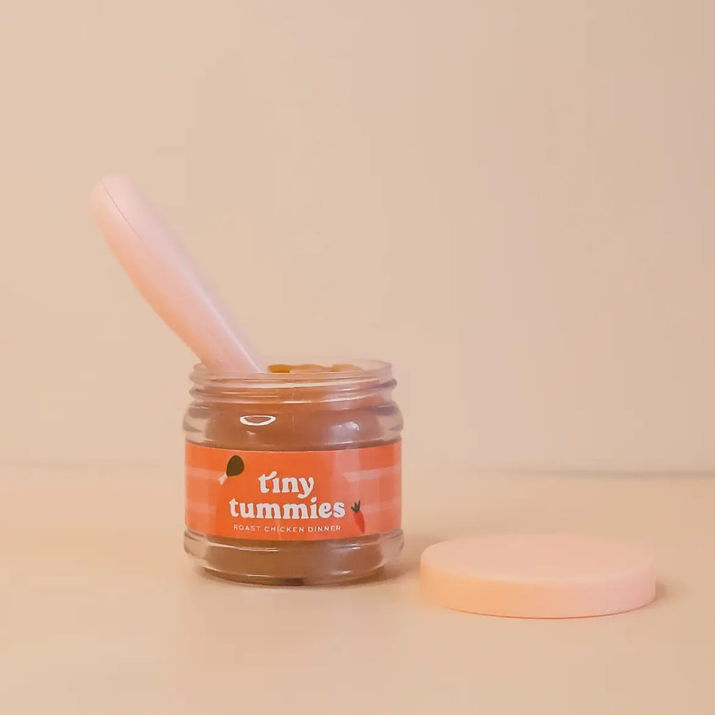 Tiny Harlow - Tiny Tummies Food Jar and Spoon Set - Roast Chicken Dinner