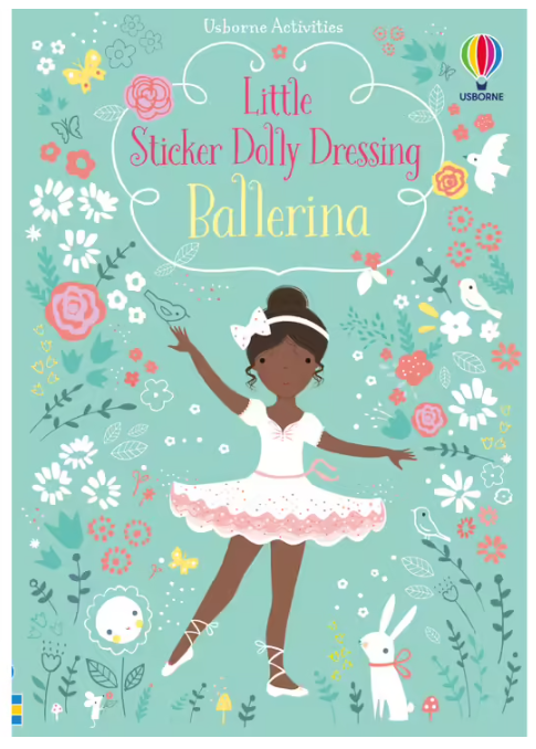 Book - Little Sticker Dolly Dressing - Ballerina