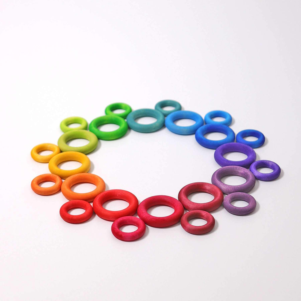 SECONDS - Grimm's - Building Rings - Rainbow