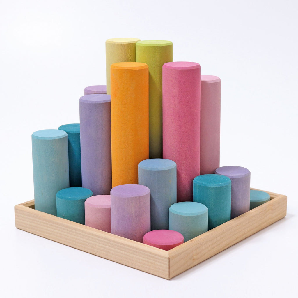 SECONDS - Grimm's - Large Building Rollers - Pastel