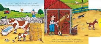 Book -  On The Farm - Push, Pull and Slide Board Book