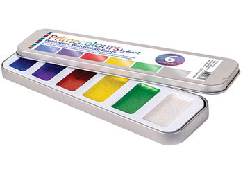 Primecolours Pearlescent Watercolours 6s