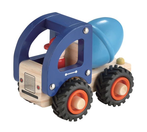 Toyslink - Wooden Pullback Vehicle - Concrete Mixer