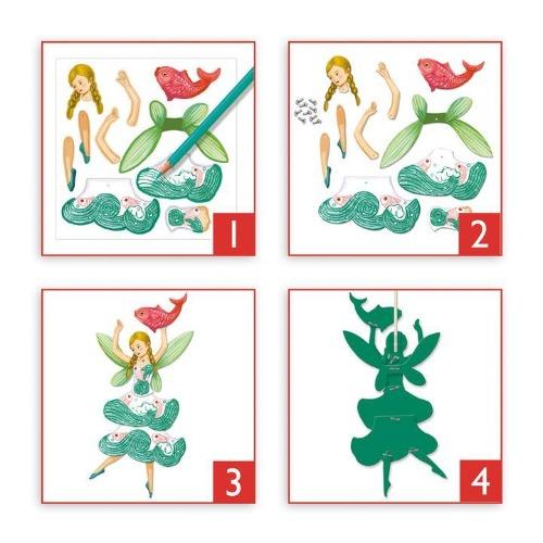 Djeco - Fairies Paper Puppet Set