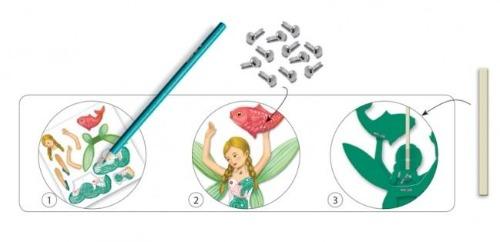 Djeco - Fairies Paper Puppet Set