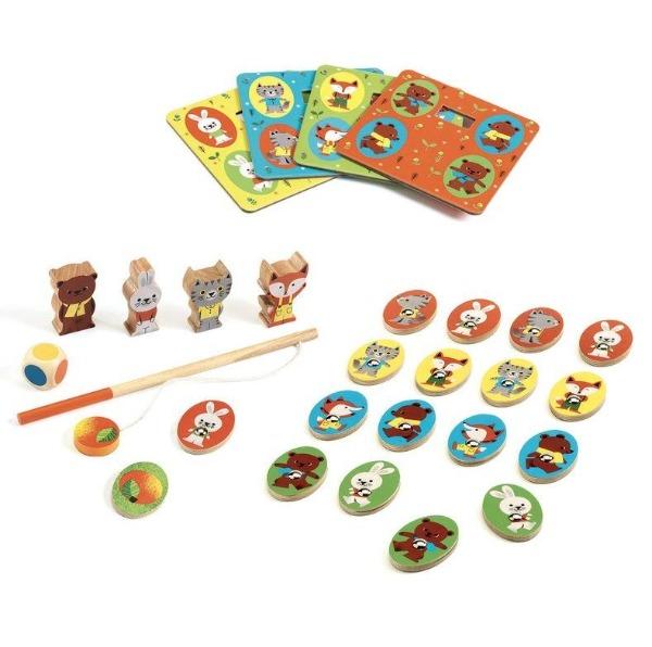 Djeco - Ludo Woodland Animal (4 Game Set)