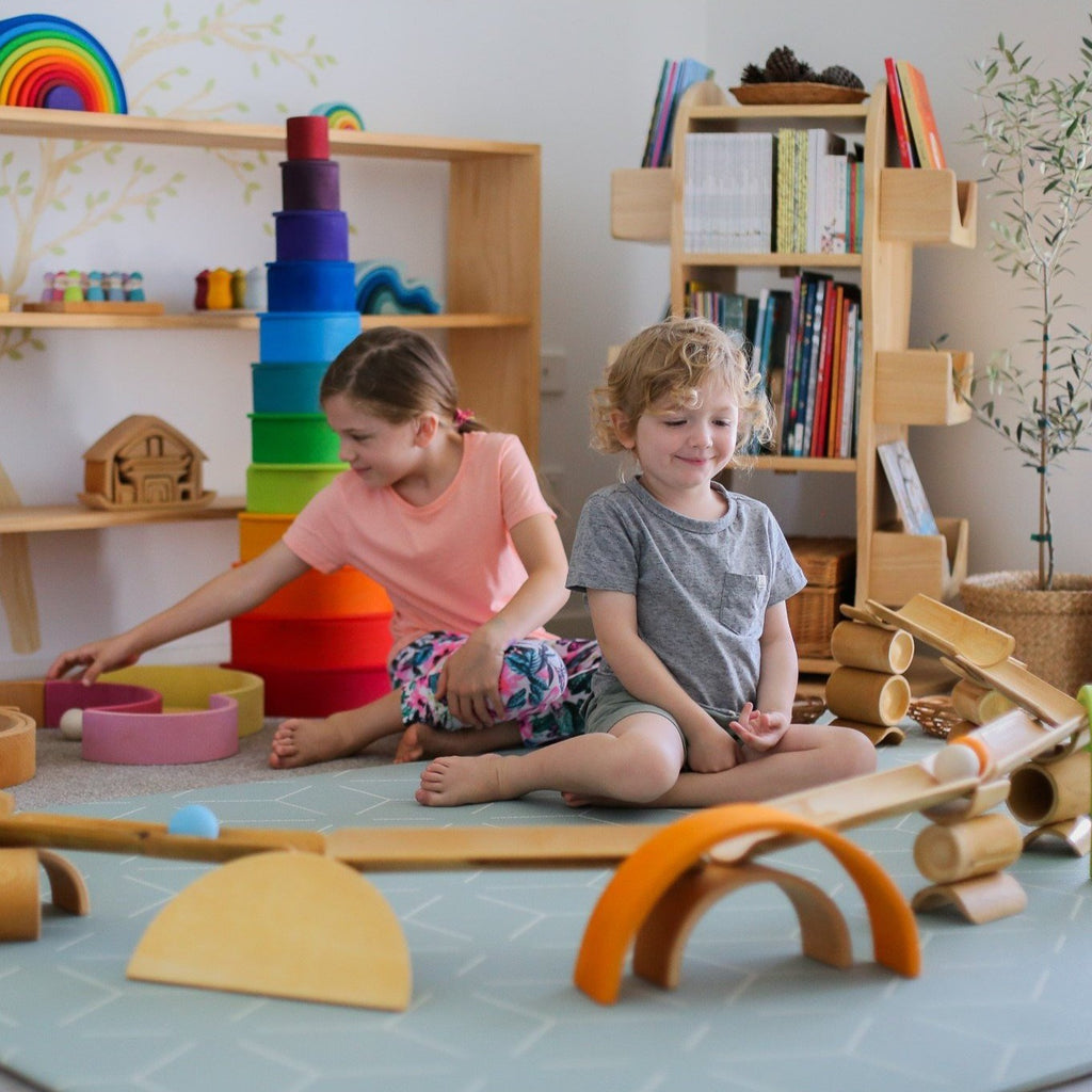 Bamboo Construct and Roll - Ball Run - Explore Nook - The Creative Toy Shop