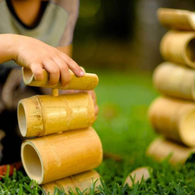 Bamboo Construct and Roll - Ball Run - Explore Nook - The Creative Toy Shop