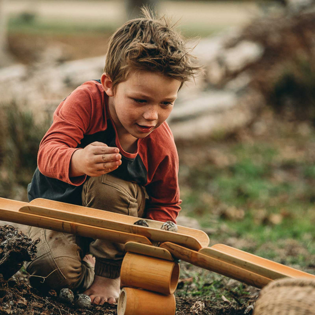 Explore Nook - Bamboo Construct and Roll - Ball Run - Explore Nook - The Creative Toy Shop